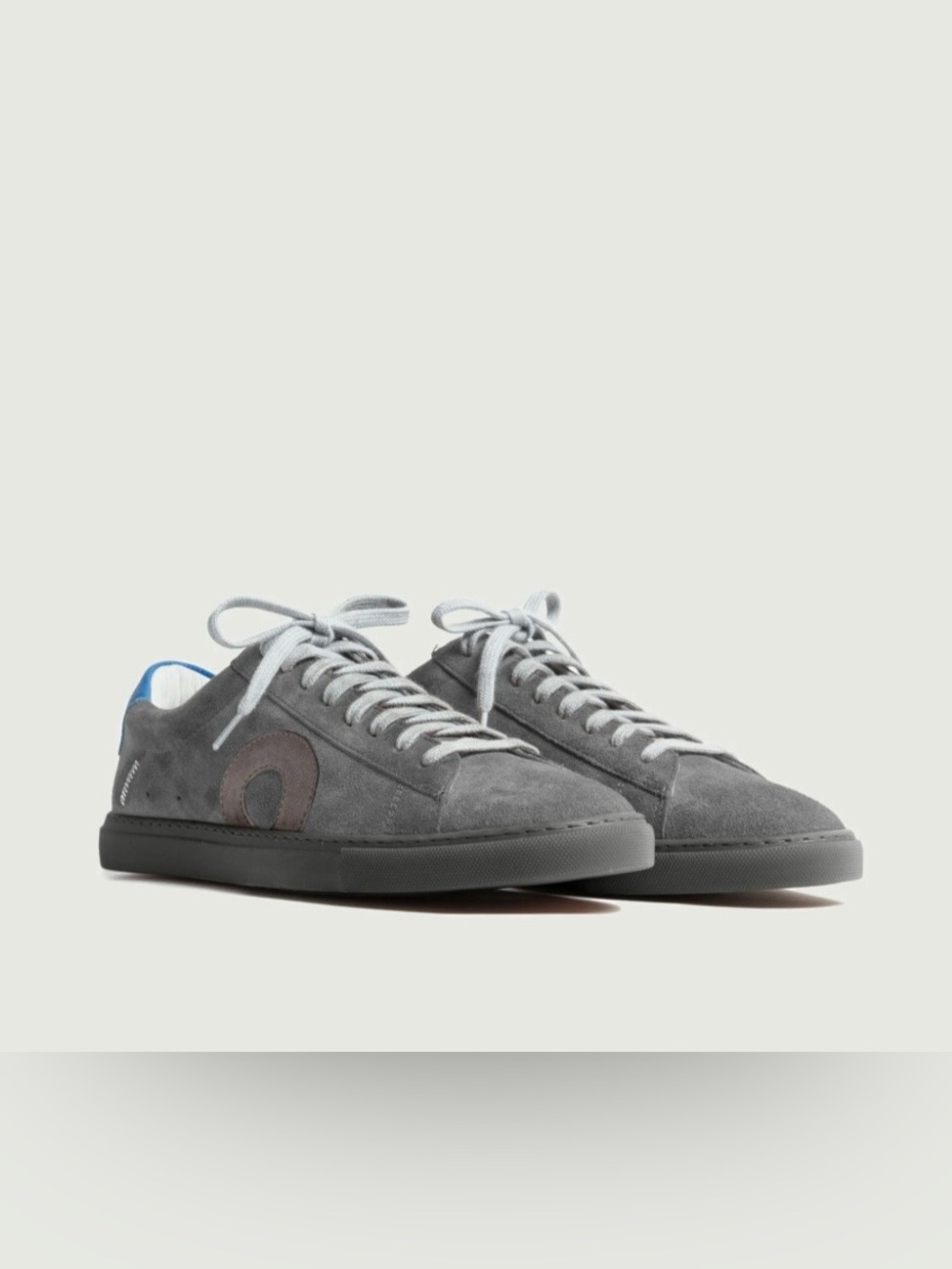 Oliver Cabell Low 1 Pigment’ Gray Suede Sneakers